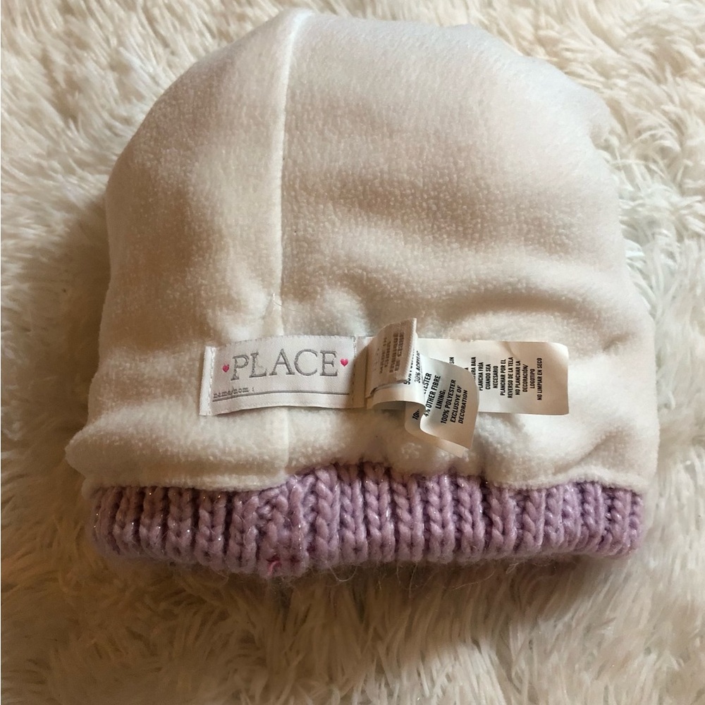 Unicorn Winter Girls Hat S/M (4-7) - Picture 5 of 6